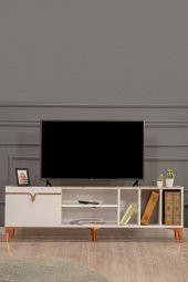 Pietra 160x39  Tv Sehpası - Beyaz - 1