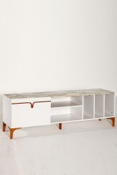 Pietra 160x39  Tv Sehpası - Beyaz - 2