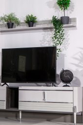 Romeo 180x45 Raflı TV Ünitesi - Duman Gri - 2