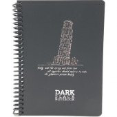 Gıpta 2674 Dark 50 Yaprak Çizgisiz Defter 12 x 17 cm - 1