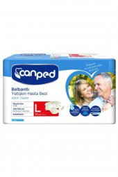 CANPED POLIETILENLI BELBANTLI HASTA BEZİ BÜYÜK 30 ADET - 2