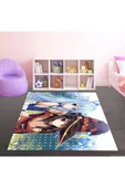 Anime Çocuk Halısı, Anime Karakter Çocuk Halısı, Kaymaz Taban Halı, Makinede Yıkanabilir - 5