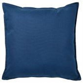 Minder-Kırlent Kılıfı 50X50 Cm MeridyenDukkan Koyu Mavi Renk %100 Pamuk - 1