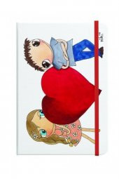 DEFFTER Nihi Defter Lastikli 21*14,5 / Kalp Kalbe Anonim 8699164647040 - 1