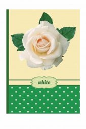 DEFFTER Roses White Not Defteri  / - 1