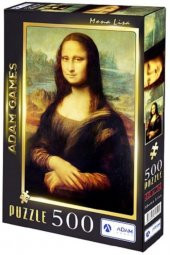 Adam Games Puzzle Mona Lisa 500 Parça Puzzle 33x48 - 1