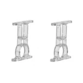 Askı Borusu Bağlantı Destek Flanşı Şeffaf (2 Adet) - 1