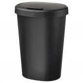 IKEA Hölass Plastik Çöp Kutusu - Siyah - 8 lt - 1