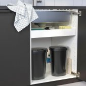 IKEA Hölass Plastik Çöp Kutusu - Siyah - 8 lt - 3