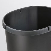 IKEA Hölass Plastik Çöp Kutusu - Siyah - 8 lt - 5