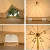 Efsane Kamp Orta Glamping Kamp Çadırı Kalın Kumaş 4 Mevsim Çok Renkli - 3