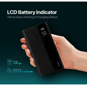 ttec ReCharger Mega LCD 50.000 mAh PD 20W Taşınabilir Hızlı Şarj Aleti Powerbank Siyah - 2
