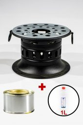 İksa Reşo Yakıtlı Osmanlı Kamp Ocağı, Osmanlı Ocak 1 lt. Yakıt Jeli ve 235 gr Reşo Yakıt Hediye thumbnail 8