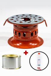 İksa Reşo Yakıtlı Osmanlı Kamp Ocağı, Osmanlı Ocak 1 lt. Yakıt Jeli ve 235 gr Reşo Yakıt Hediye thumbnail 1