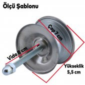 Bombeli Baba Krom Kapı Tokmağı Topuzu Kolu Kulpu Metal Tokmak Paslanmaz thumbnail 4