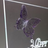Veraart El Yapımı Boyama Happy Mothers Day Işıklı Pleksi Kişiye Özel Yeşil Gece Lambası Anneler Günü Hediyesi - 10