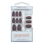 Promani PR-5018 Mat Koyu Bordo Takma Tırnak Seti - 1