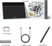 Xp-Pen Deco Fun Xs Yeşil Grafik Tablet Android Mac Linux Windows Chrome Os - 4