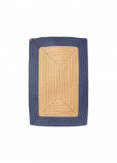 The Mia SPT0044 Jutte Dikdörtgen Halı Bambu Lacivert 60x90 Cm - 2