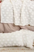 Yatak Runner Kırlent Seti Bohem Punch Panç Desen Yatak Örtüsü Point Ekru thumbnail 2