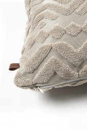 Jakarlı Kırlent 43x43 cm Letta Natural thumbnail 3