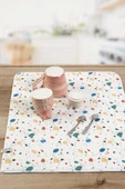 Bulaşık Kurutma Matı 42x50 Cm Pedi Kurulama Bezi Örtüsü Mf-077 thumbnail 1