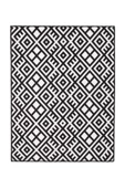 Baskılı Bulaşık Kurutma Matı 46x36 Cm Kurulama Bezi Örtüsü Mf-057 Siyah - 3