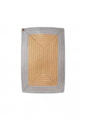 The Mia SPT0043 Jutte Dikdörtgen Halı Bambu Gri 60x90 Cm - 2