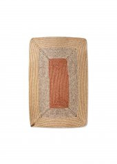 The Mia SPT0045 Jutte Dikdörtgen Halı Bambu Kiremit 60x90 Cm - 2