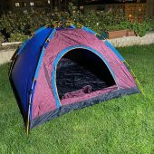 BUFFER® Otomatik Kurulumlu Kamp Çadırı 4-5 Kişilik (200x200) - 1