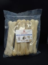 22 Cm 10 Adet Büyük Mega 150-180 gr Köpek Çiğneme Kemiği ,Diş ve Ağız Temizleme,Pres Kemik - 2