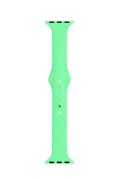 Apple Watch Seri 1 2 3 Için 42 Mm Slim Silikon Kordon Marine Green - 1