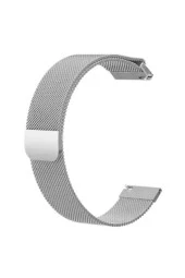 Fitbit Versa Fb504 - Versa Lite Fb415 Için Metal Milanese Kordon Gümüş - 1