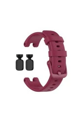 Garmin Lily Ile Uyumlu Silikon Kordon Kayış Bordo - 1