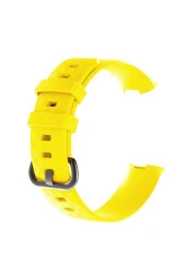 Charge 3 Için Large Beden(l Sıze) Silikon Kordon Sarı - 1