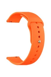 Amazfit Gtr 47 Mm(A1902) Için Silikon Kordon Kayış Turuncu - 1