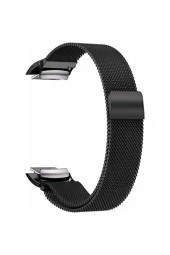 Samsung R360-r365 Large Beden(L SIZE) Ile Uyumlu Milanese Metal Kordon Kordon Siyah - 1