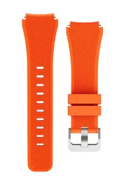 Amazfit Stratos Için Silikon Kordon Turuncu - 1