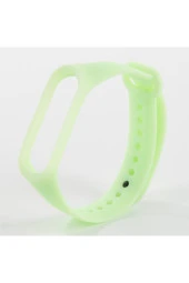 Xiaomi Mi Band 4 İçin Yeşil Fosforlu Silikon Kordon - 1