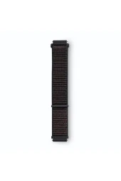 Samsung Gear S3 Için Dokuma Kordon Siyah Kırmızı Noktalı - 1