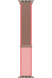 Apple Watch Seri 1 2 3 Için 38 Mm Dokuma Kordon Neon Pembe - 1