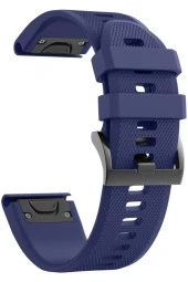 Fenix 6s Için Quick Fit Özellikli Silikon Kordon Lacivert - 1