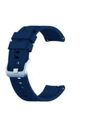 Amazfit Pace 2 Stratos Için Silikon Kordon Kayış Lacivert - 1