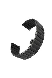 Garmin Venu Için Baklalı Metal Kordon Siyah - 1