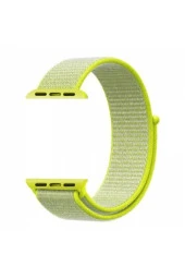 Apple Watch Seri 1 2 3 Için 38 Mm Dokuma Kordon Flash Light - 1