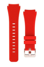 Amazfit Gtr 47 Mm(A1902) Için Silikon Kordon Açık Kırmızı - 1