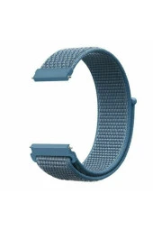 Samsung Galaxy Watch 46 Mm(sm-r800) Için Dokuma Kordon Duman Mavi (cape Cod Blue) - 1