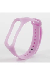 Xiaomi Mi Band 3 Için Fosforlu Silikon Kordon Lila - 1