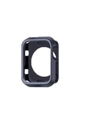Apple Watch Seri 1 2 3 Için 42 Mm Siyah Gri Iki Renkli Silikon Tpu Kılıf - 1
