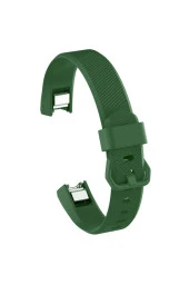 Fitbit Alta Uyumlu Small Beden(S SIZE) Tokalı Silikon Kordon Yeşil - 1